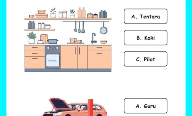 Worksheet Anak Seri Mengenal Profesi